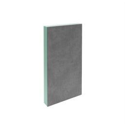 Gray PIR insulation board FF GTI, dimensions 590x1200 mm, solid material.
