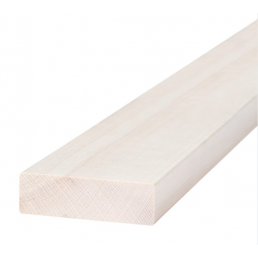 Nelikantne haavast saunalava laud, mille paksus on 28 mm.