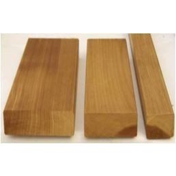 Neli tükki SHP termotöödeldud haavast lavalauda, 28 mm paksused. Tumepruun viimistlus, sile pind.