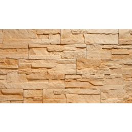 Kergelt räsitud tekstuuriga Nepal 2 Desert dekoratiivkivi plaadid, kahvatukollaste ja beežide varjunditega.