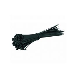 Mustat nippusiteet, 100 kpl paketti.