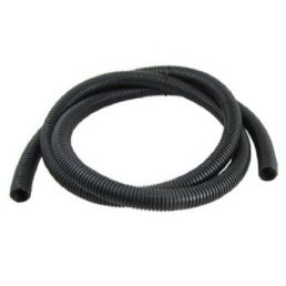 Svart flexibel slang för golvvärmetermostat, diameter 7-10 mm, längd 2,5 m.