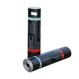 Black SBS-modified bitumen roll, two rolls in the package, dimensions 1x10 m, weight 4.0 kg/m2.
