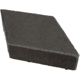 Svart rombformad trottoarsten, 60 mm tjock, total yta 8,6 m²