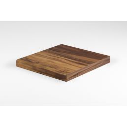 Dark brown wooden worktop with dimensions 240 cm x 60 cm, matte finish.