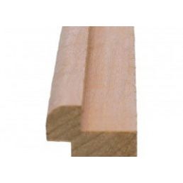 Naturaalne puidust sise-nurgaliist, mis on detailne ja sobib sisustusprojektidesse.