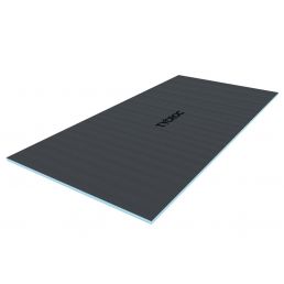 Tycroc TWP12XL bathroom panel, large, dimensions 1200x2500x12 mm, dark grey, lightly textured surface.