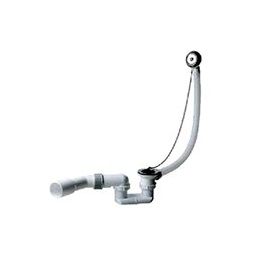 Viega badkarsavlopp 40/50 mm, vit, innehåller beslag och flexibel anslutningsslang.