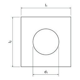 Ventilationsångspärrsgenomföring, dimensioner 125x240 mm, ritningen visar detaljerad design av komponenten.