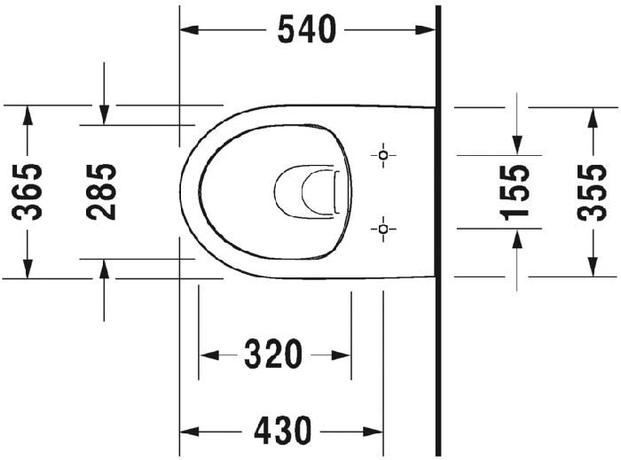 Toilet Dimensions In Mm